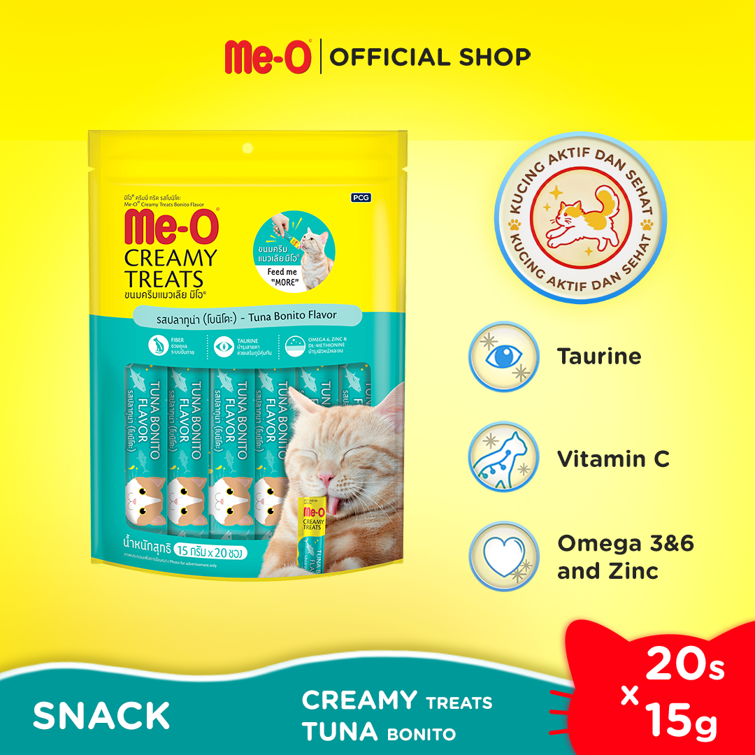 Me-O Creamy Treats Stick Pack 20s - Bonito NEW
