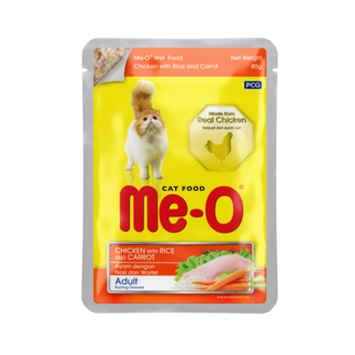 Me-O Pouch - Chicken with Rice & Carrot
