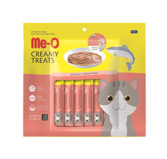 Me-O Creamy Treats Stick Pack 20s - Salmon NEW