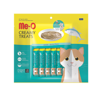 Me-O Creamy Treats Stick Pack 20s - Bonito NEW