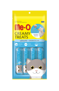 Me-O Creamy Treats Stick pack 4s - Chicken & Liver