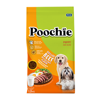 Poochie Puppy 1.3kg - Grilled Beef with Egg & Milk