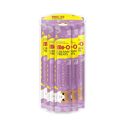 Me-O Creamy Treats Stick pack 36s - Tuna with Scallop